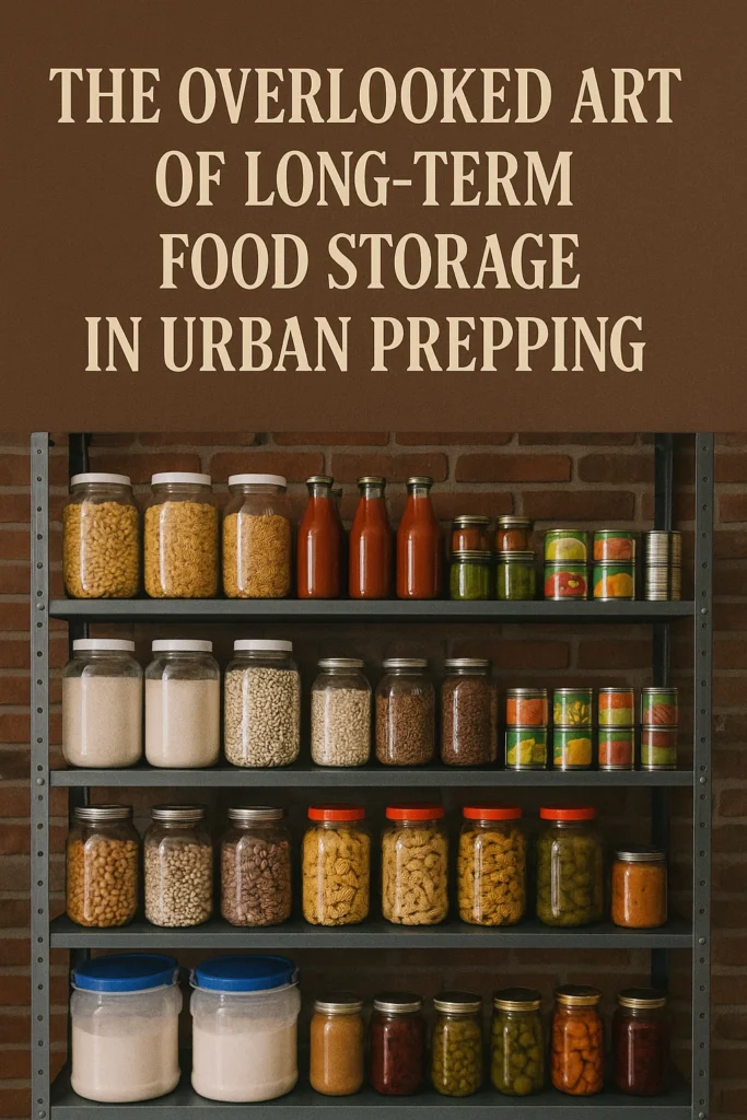 The Overlooked Art of Long-Term Food Storage in Urban Prepping