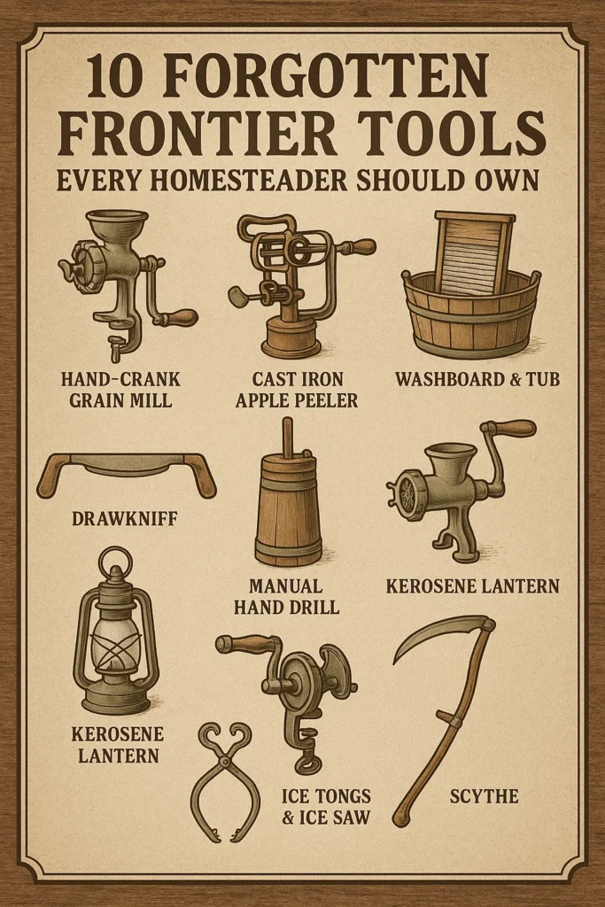 10 Forgotten Frontier Tools Every Modern Homesteader Should Own (Still Work Today!)